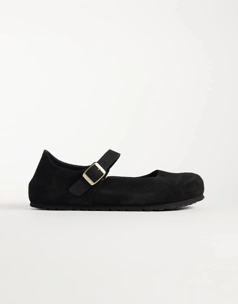 Birkenstock Mantova Mary Jane in black suede