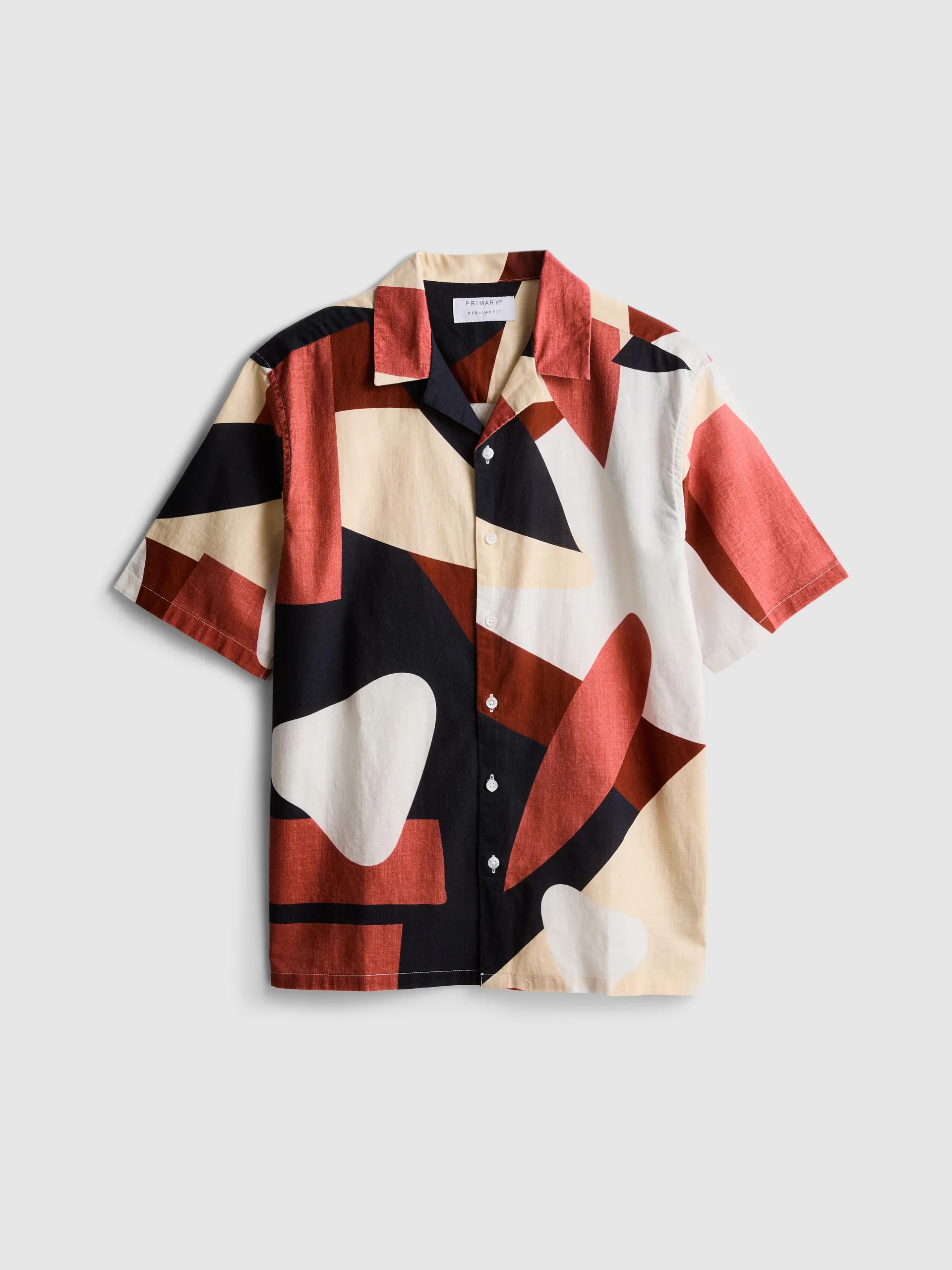 Chemise abstraite à manches courtes