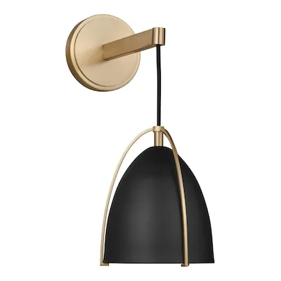Norman 6-in 1 Light Satin Brass Modern/contemporary Bathroom Vanity light