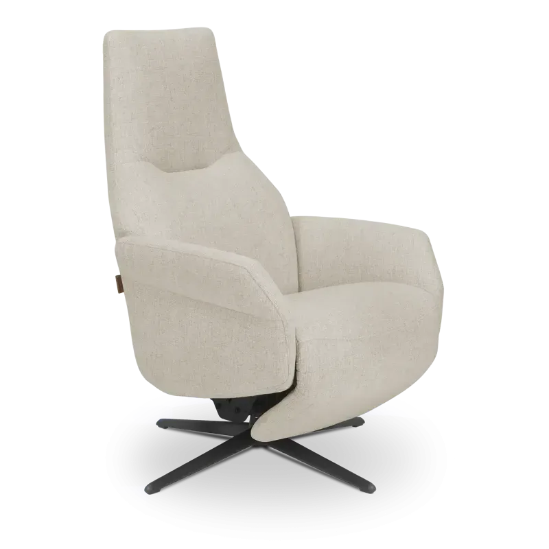 Relaxfauteuil Opera - handmatig - stof Soda Beige