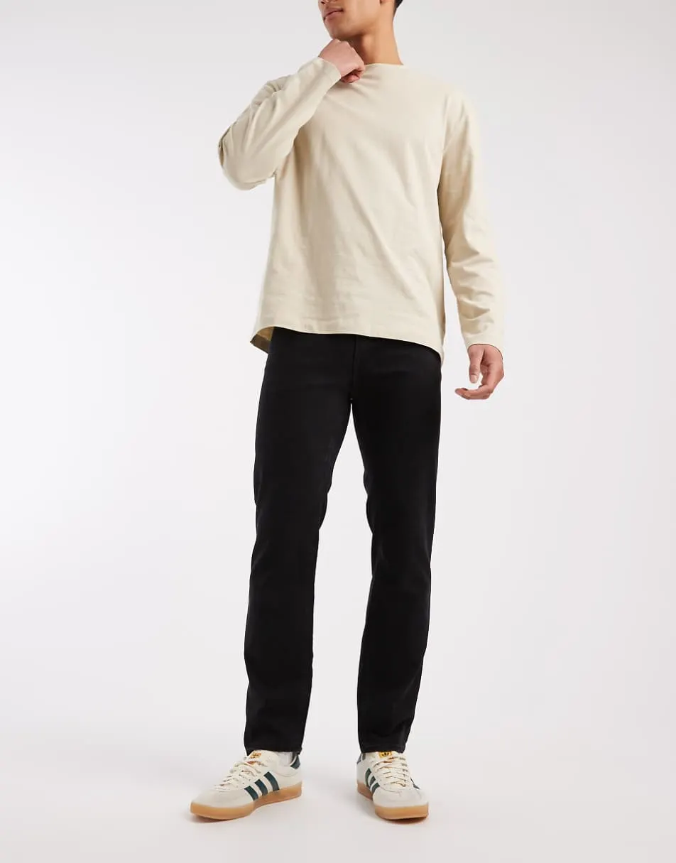 Jack & Jones Clark straight fit jeans in black