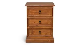 3 Drawer Bedside Table