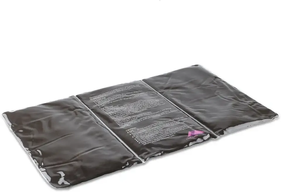 Premium Large Clay Ice Pack for Back or Shoulder Pain Relief (21” x 12”) by FOMI Care | Reusable, Cold Therapy Full Back Oversized Wrap and Compress | Freezable | Dual Use - Weighted Lap Pad