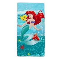 Ariel Friends Strandtuch 70×140 cm – Weiches Baumwoll-Badetuch