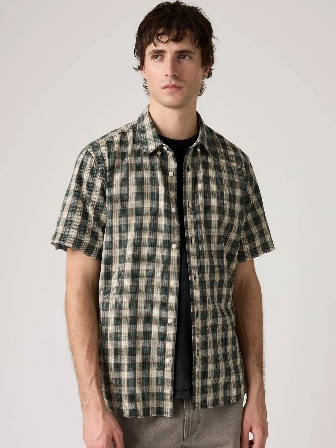 Short Sleeve Authentic Button-Down Lightweight Shirt