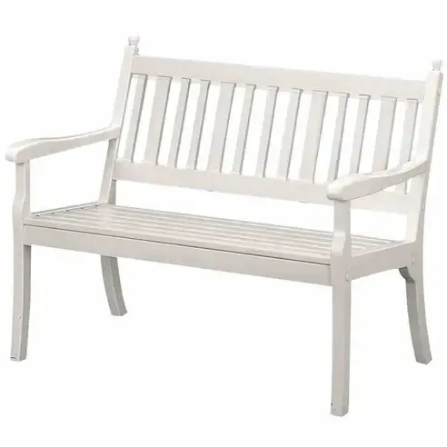 Landhausbank HOHENZOLLERN - weiß - 115 cm