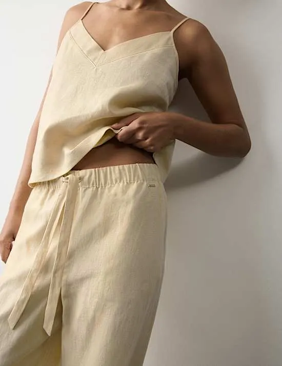 Pure Linen Cami Pyjama Set