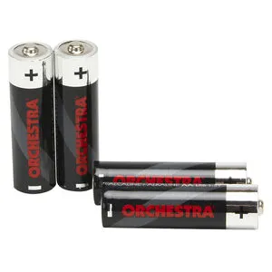 Lot de 4 piles alcalines AA LR6