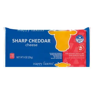 Sharp Cheddar Cheese Block, 8 oz