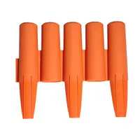 10 teiliges Gartenzaun-Set aus PP, ca. 27,5 x 23,5 cm
