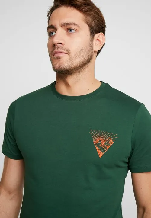 T-shirts med print - dark green