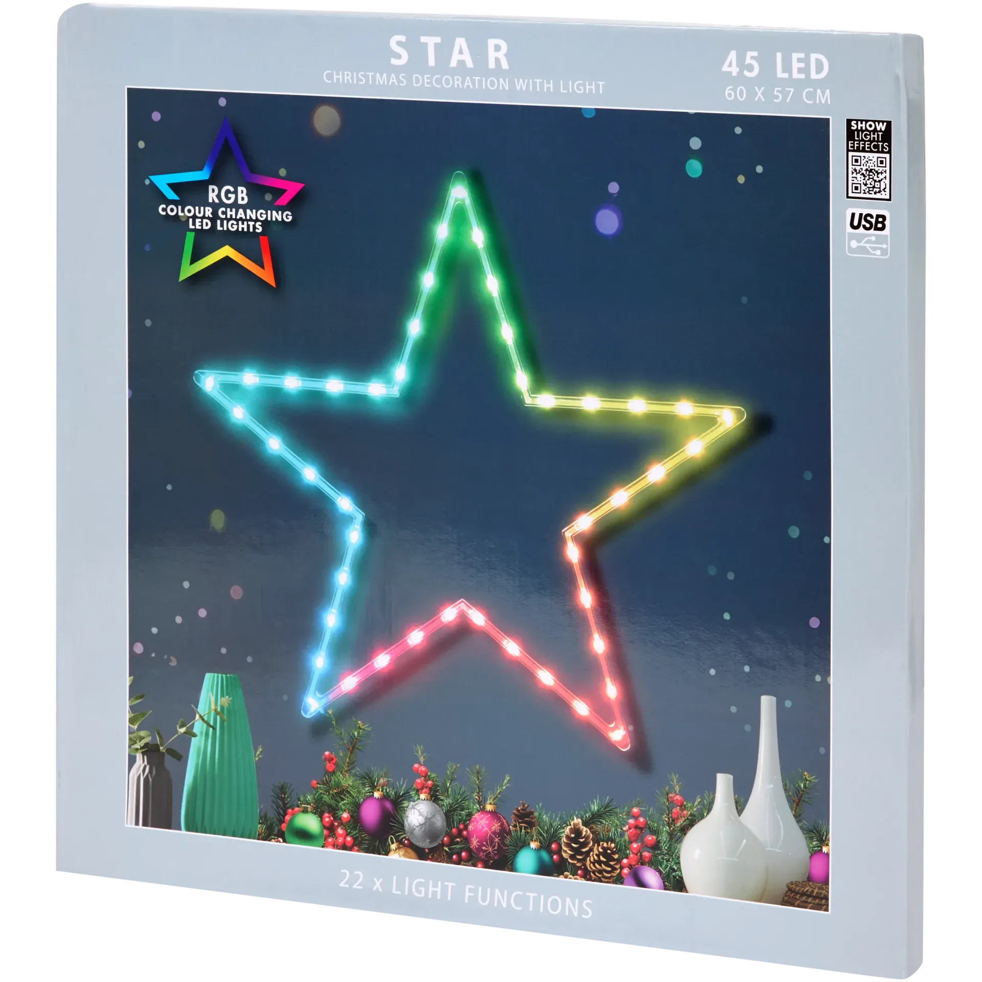 Multi-colour led-figuur