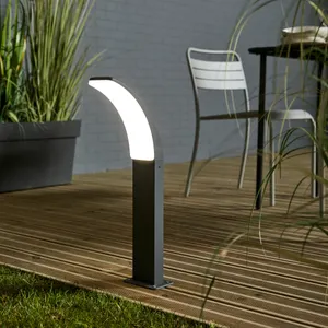 Baliza de jardín LED exterior Lakko INSPIRE 56 cm 1500 lm aluminio gris resistencia IP44