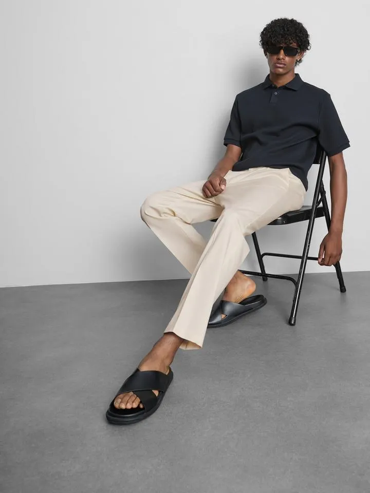 Pantalon slim peau de pêche The Edit