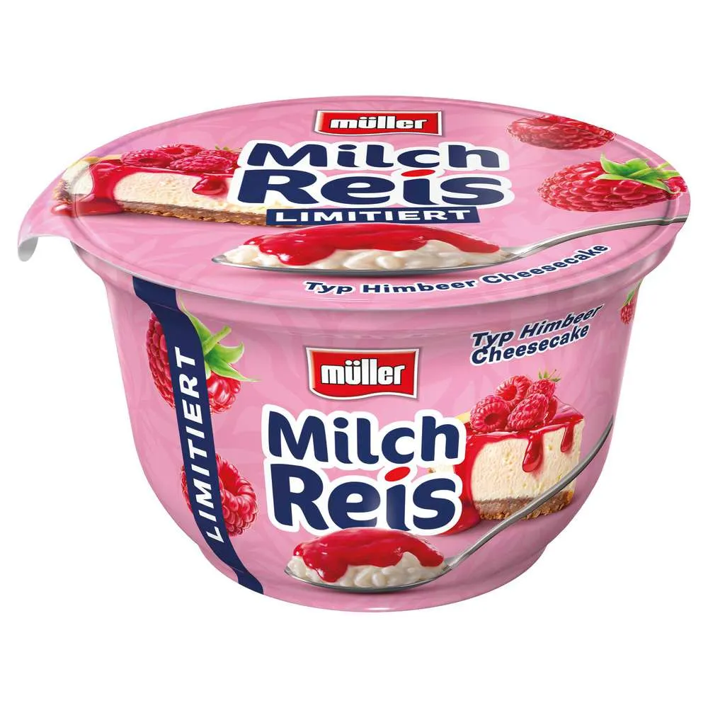 Milchreis, Himbeer Cheesecake