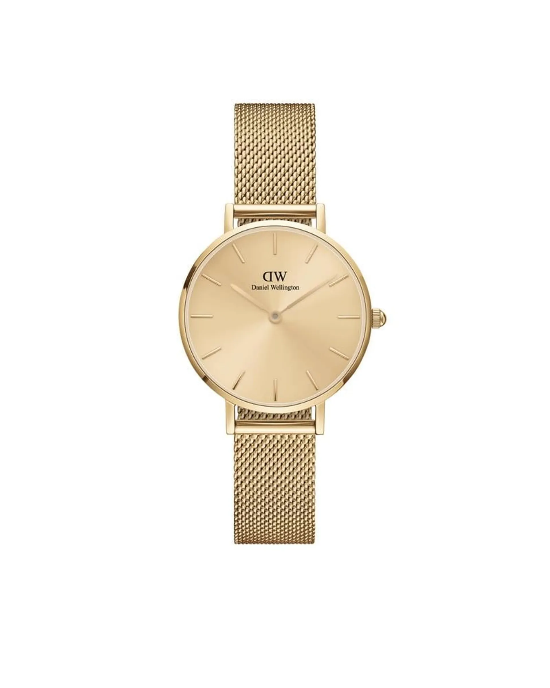 DW Petite Unitone dameklokke i gullfarget stål (28mm)999