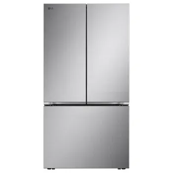 LG 25 cu. ft. Counter-depth MAX with Zero Clearance 3-door French Door Refrigerator with Thin Door Design