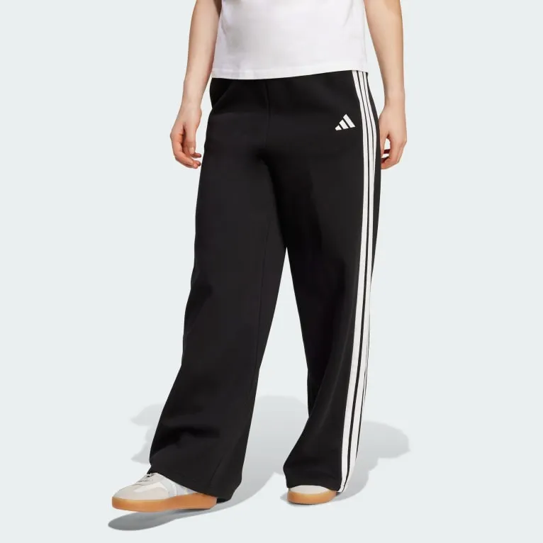 adidas 3-Stripes Fleece Wide Pant