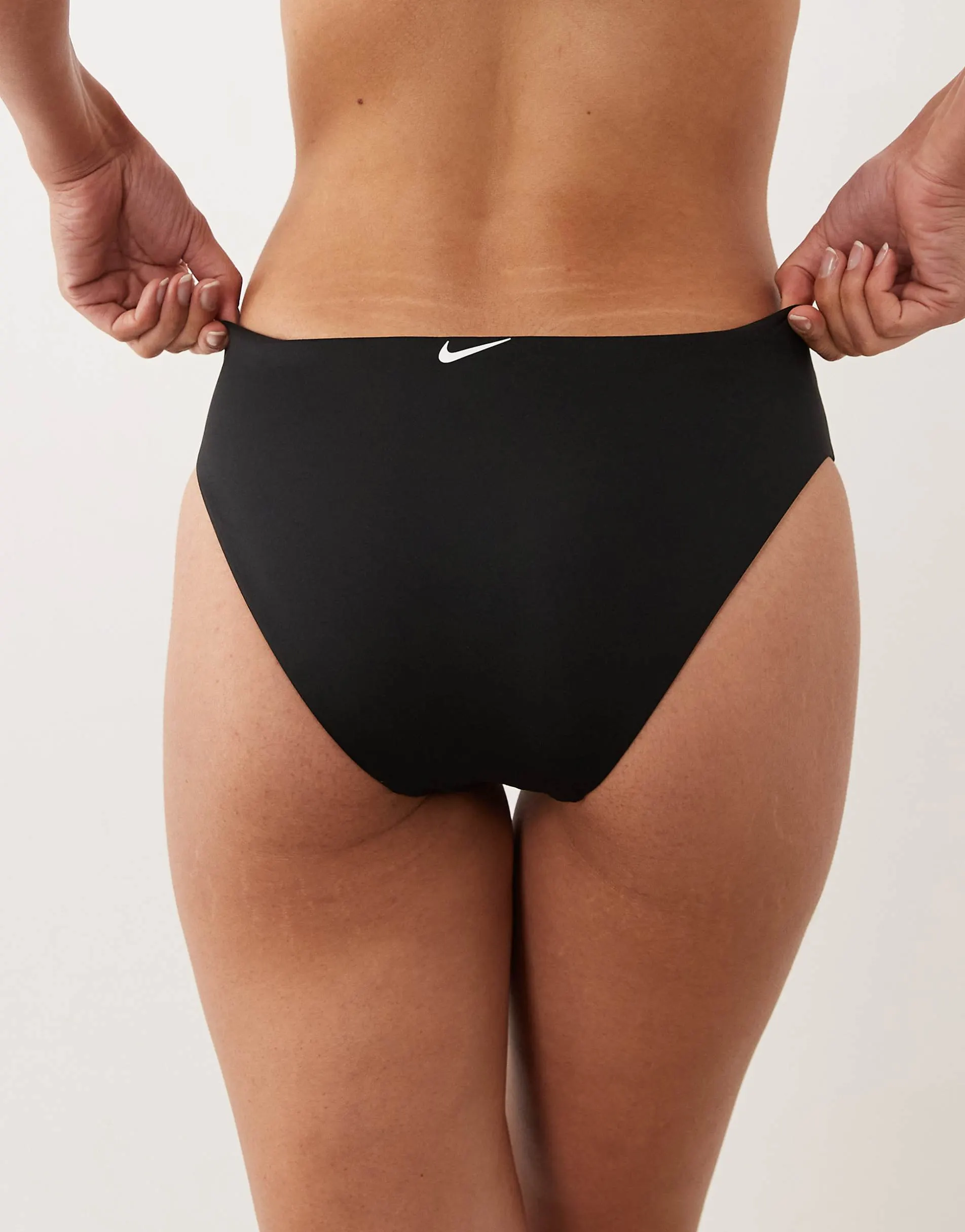 Nike hipster bikini bottom in black