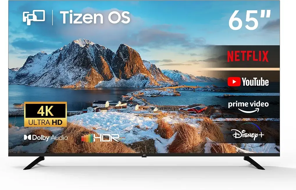 FPD 65 Inch Smart TV 4K UHD with Tizen OS Television Dolby Audio HDR10