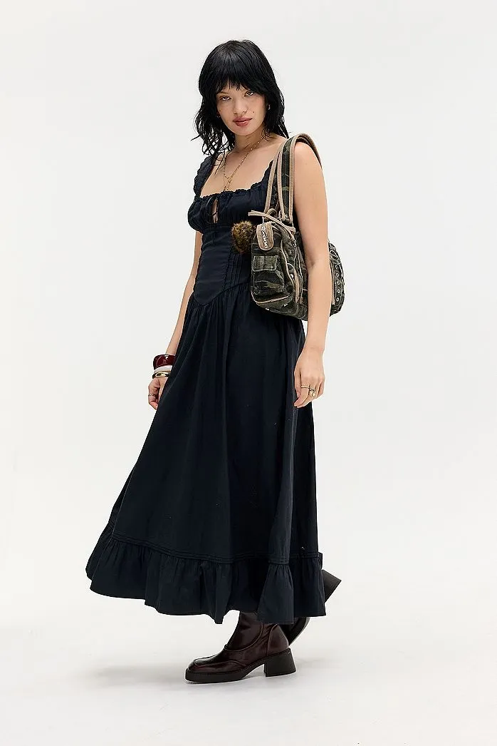 Kimchi Blue Abito Maxi Prairie Gabriette a Vita Bassa