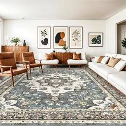 TOPRUUG Washable Oriental Area Rug - 10x14 Rugs for Living Room Soft Carpet for Bedr...