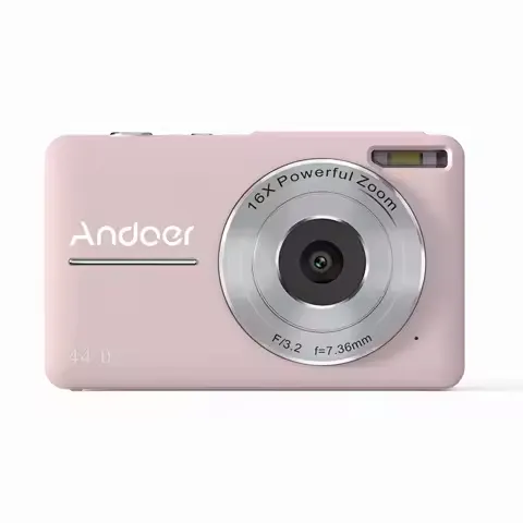 US Andoer Portable 1080P Digital Camera Video Camcorder 44MP Auto Focus 2.5 IPS Screen 16X Digital Zoom Anti-shake Face Detect
