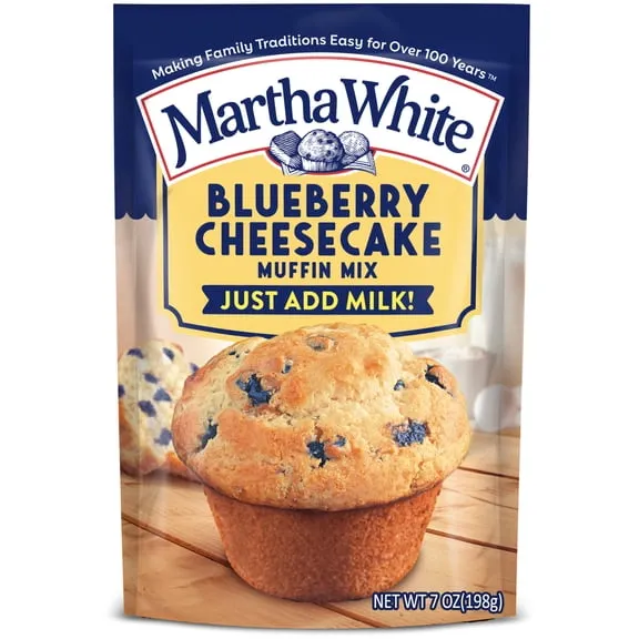 Martha White Blueberry Cheesecake Muffin Mix, 7 oz Bag $1.32 18.9 ¢/oz