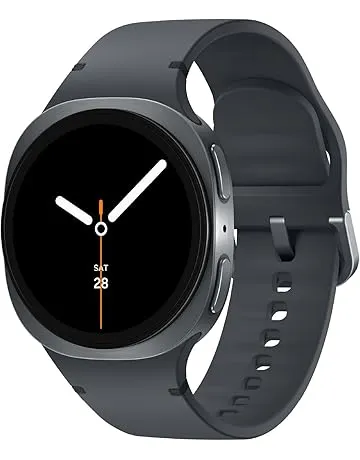 Samsung Galaxy Watch 8 (2025) 40mm Bluetooth Smartwatch, Cushion Design, Fitness Tracker, Sleep Coaching, Running Coach, Energy Score, Heart Rate Tracking, Graphite [US Version, 2 Yr Warranty]