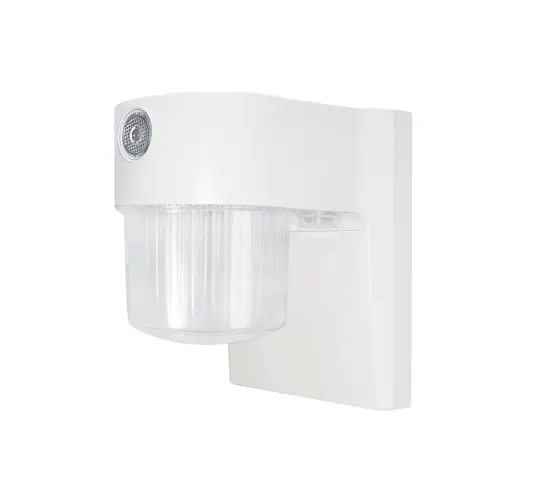 Patriot Lighting® White LED Dusk-to-Dawn Jelly Jar Outdoor Security Light