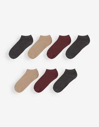 Calze sneakers - Confezione da 7 pezzi