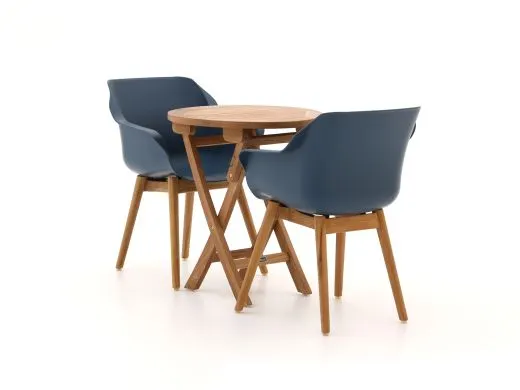 Hartman Sophie Studio/Preston klaptafel ø65cm balkonset 3-delig