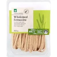 woolworths fresh pasta chilled fettuccine wholemeal 400g