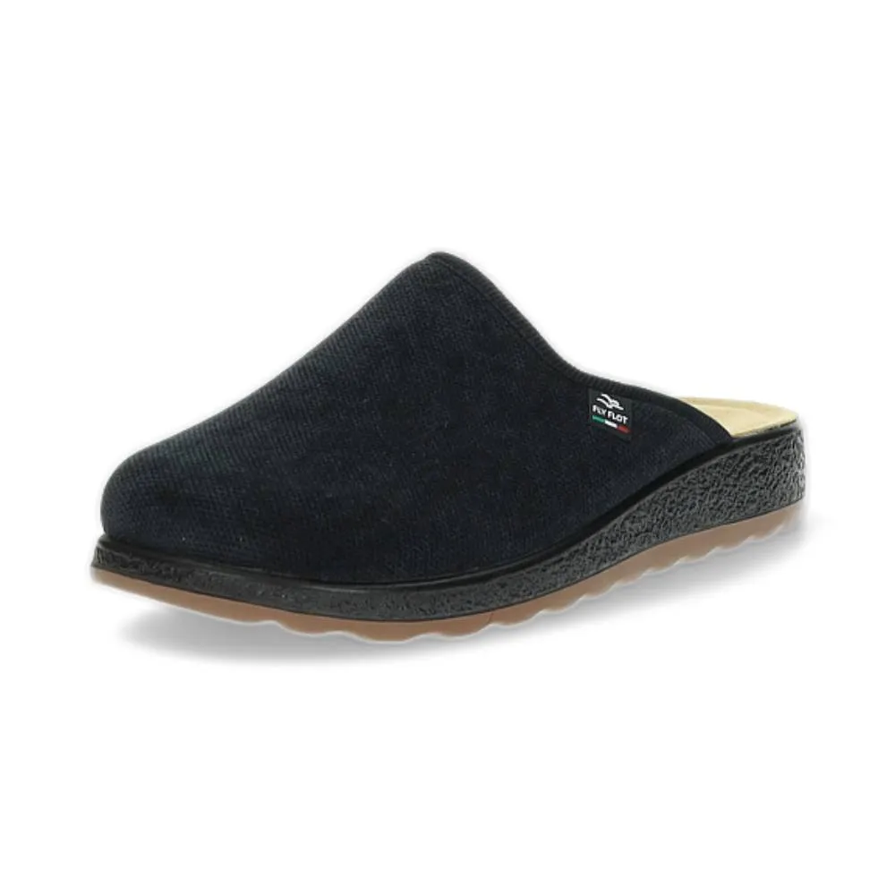 zwarte pantoffel