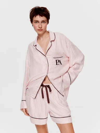 Candy Stripe Mini Tuxedo Short