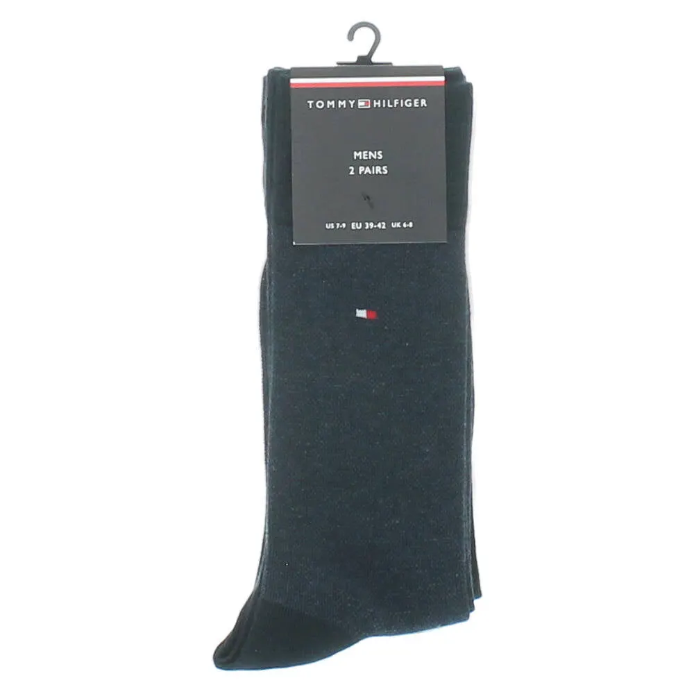 2 paar blauwe kousen