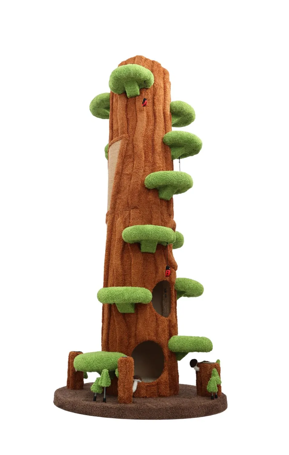 Adori Krabpaal Woody - Paal - Bruin 98x98x230 cm