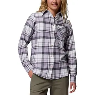 Chemise en flanelle à manches longues Calico Basin pour femme