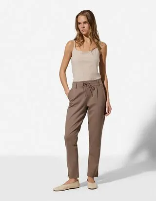 Pantaloni - Regular Fit - marrone
