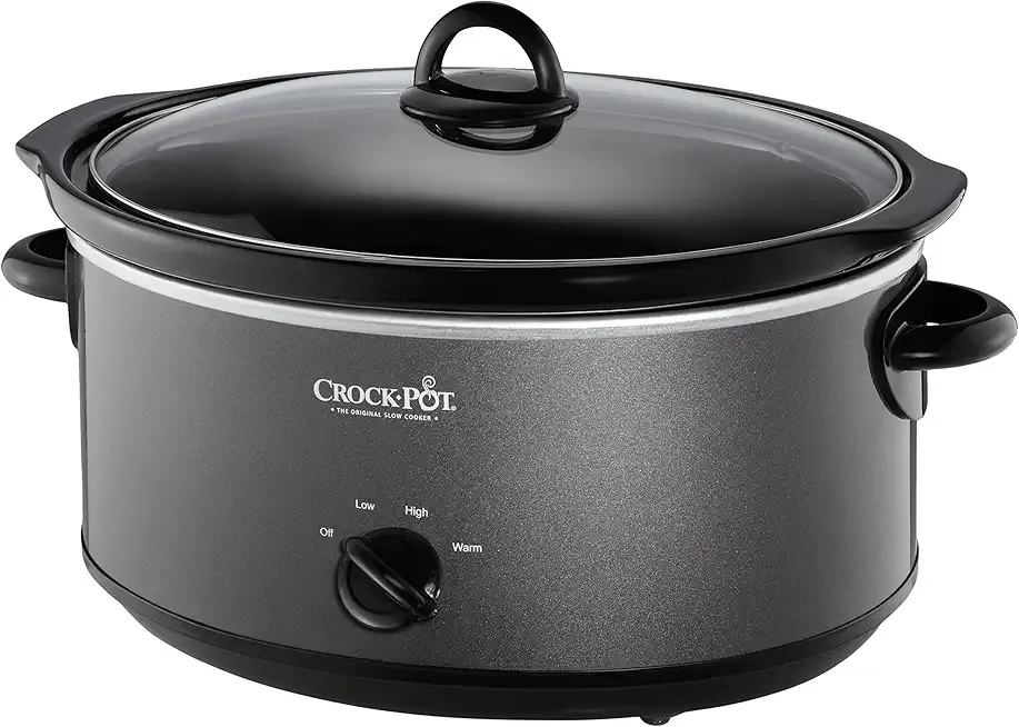 Crockpot SCV700-CH-BR Slow Cooker 7 quarts Charcoal