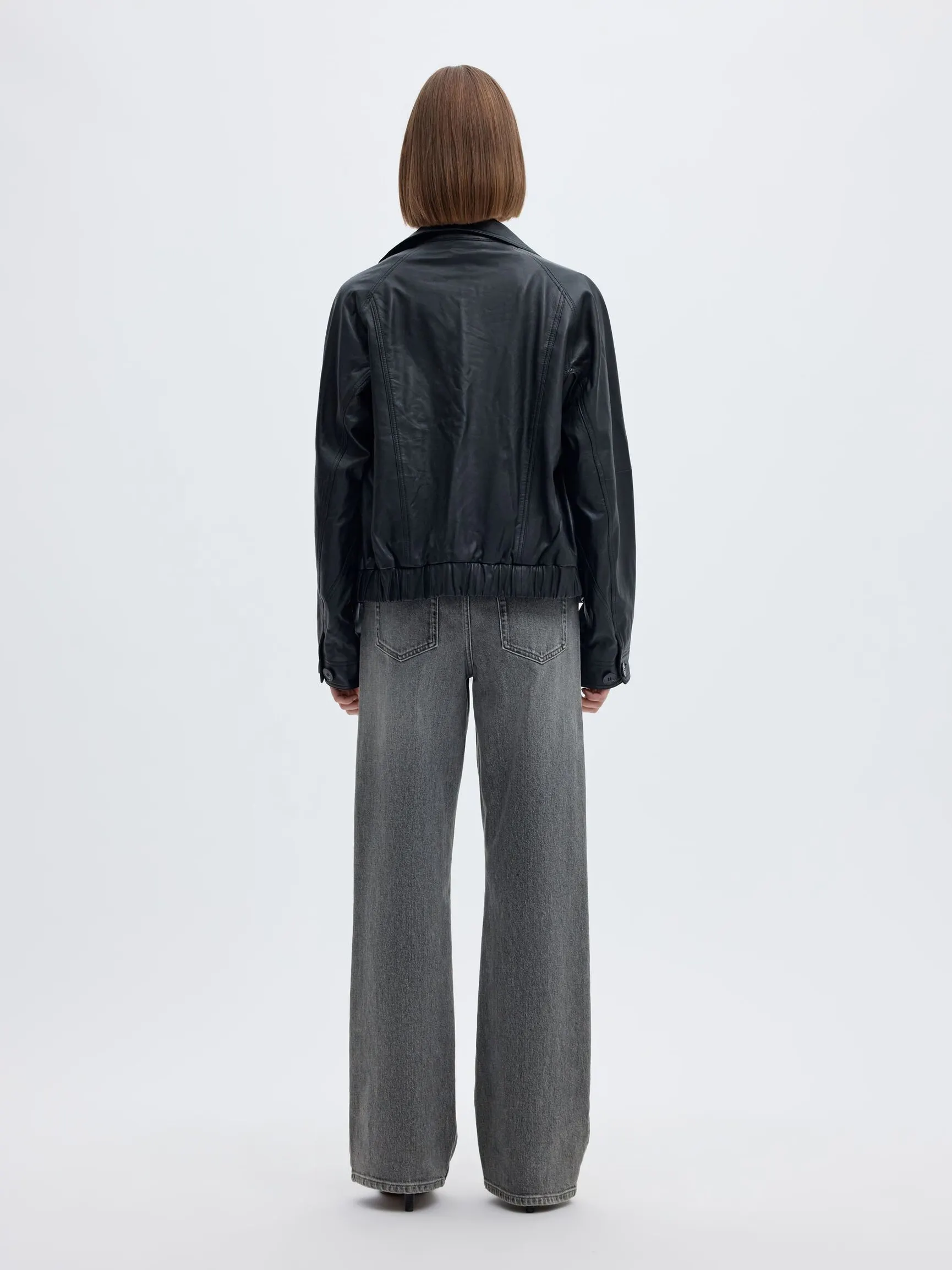 HIGH WAISTED JEANS MED VIDE BEN