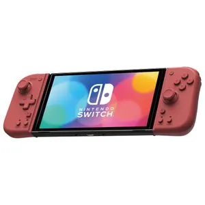HORI Nintendo Switch Split Pad Compact (Apricot Red) - Ergonomic Controller for Handheld Mode -