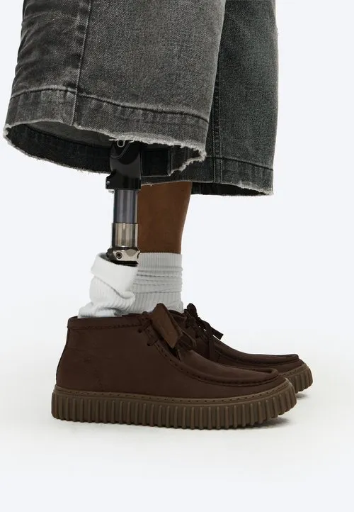 TORHILL HI - Casual snøresko - dark brown