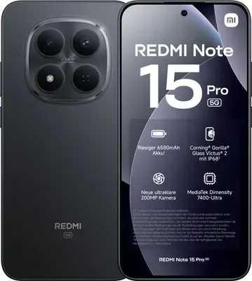 Xiaomi Redmi Note 15 Pro 5G 256GB black