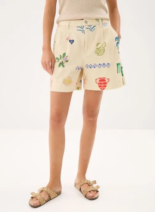 Shorts Objally Hw Lo Shorts 144 dames bruin