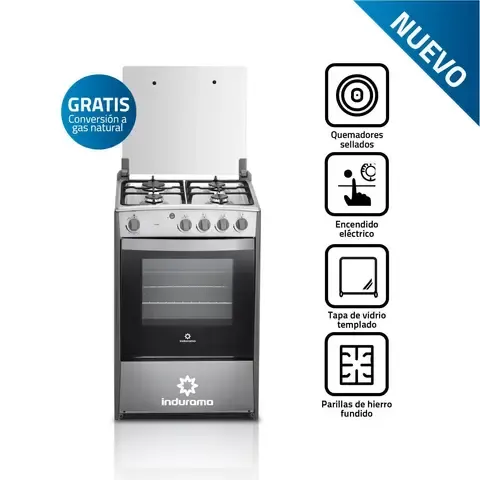 Cocina a Gas 4 Qumeadores Coruña QZ Croma