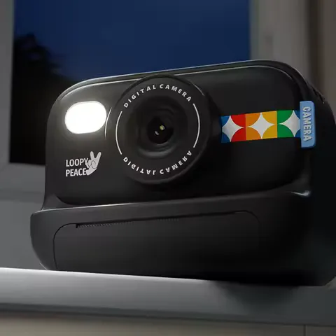 Digital Camera HD Video Color Instant Print Camera for kids, Christmas Birthday Gifts for Girls Boys, HD Digital Video Cameras No Ink Thermal Paper