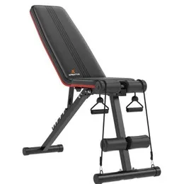 Ape Style Adjustable Incline/Decline Gym Bench with Resistance Bands