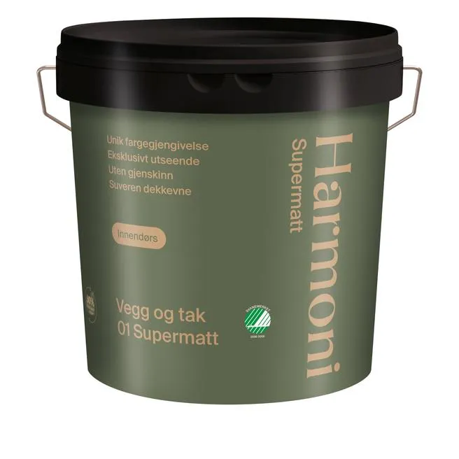 HARMONI SUPERMATT HVIT BASE 2,7 L