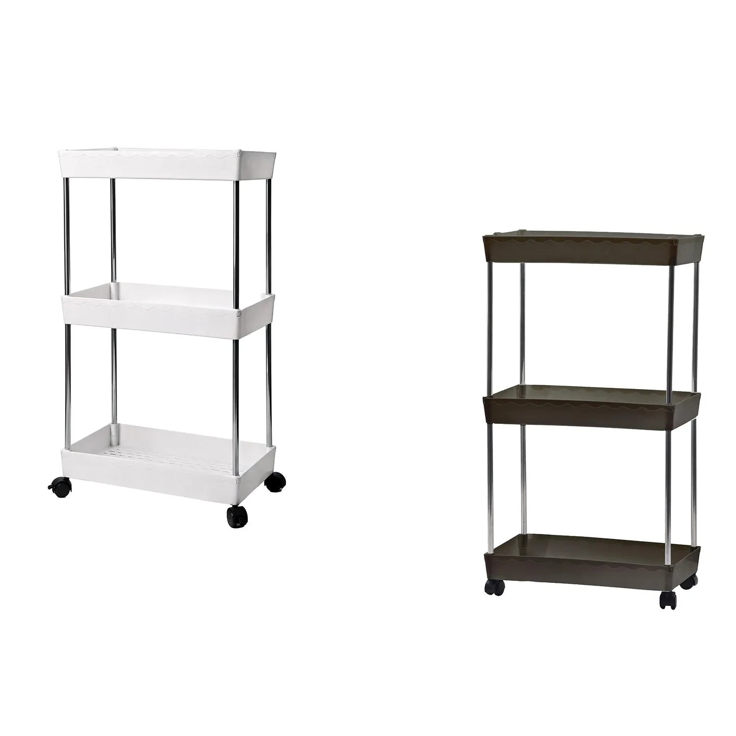 Carrello Multiuso Jeanette Big 3 Ripiani con Ruote